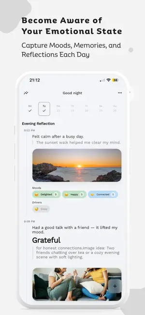 EmoFit Journal & Mood Tracker screenshot 2