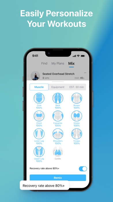 JEFIT Workout Plan Gym Tracker Screenshot