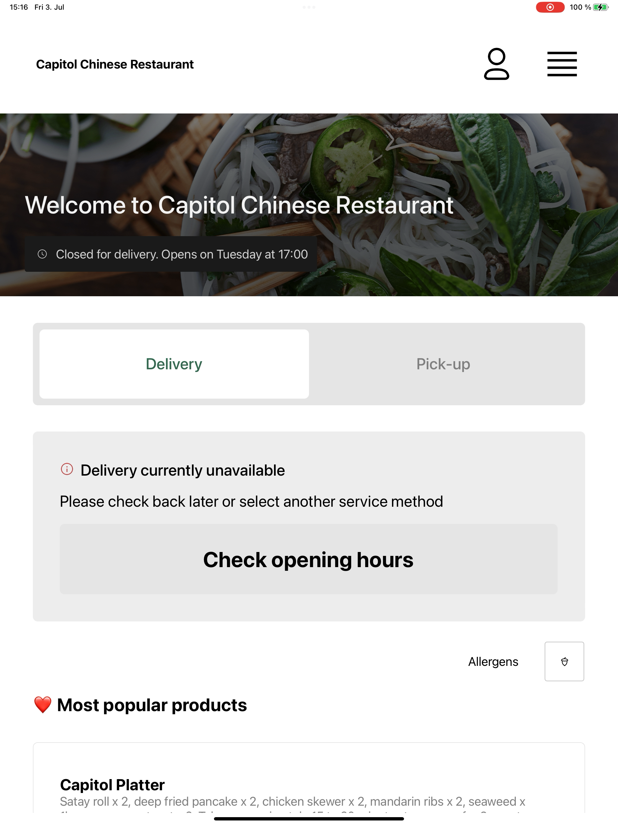 Capitol Chinese Restaurant screenshot 9