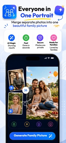 Family Pictures AI: Photoshoot iPhone screenshot