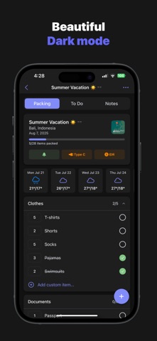 Packing List - Luggy Screenshot 9 of 9
