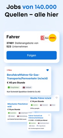 Jooble － Jobsuche & Jobbörse iPhone screenshot 2