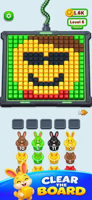 Keyboard Bunny Pixel Pop screenshot 2