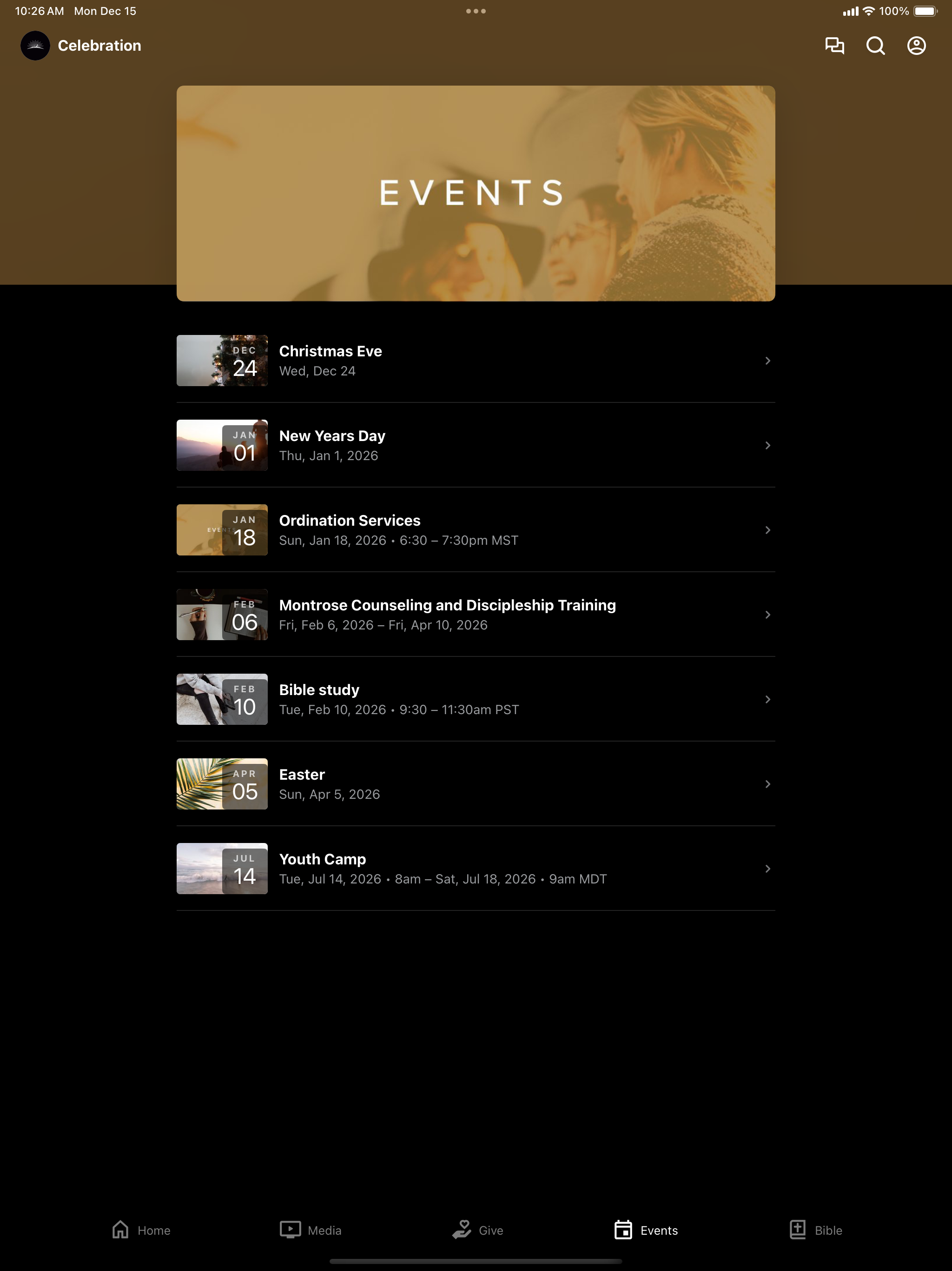 Celebration Church Montrose screenshot 6