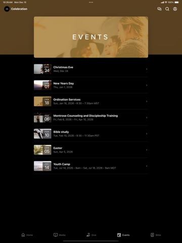 Celebration Church Montrose iPad screenshot