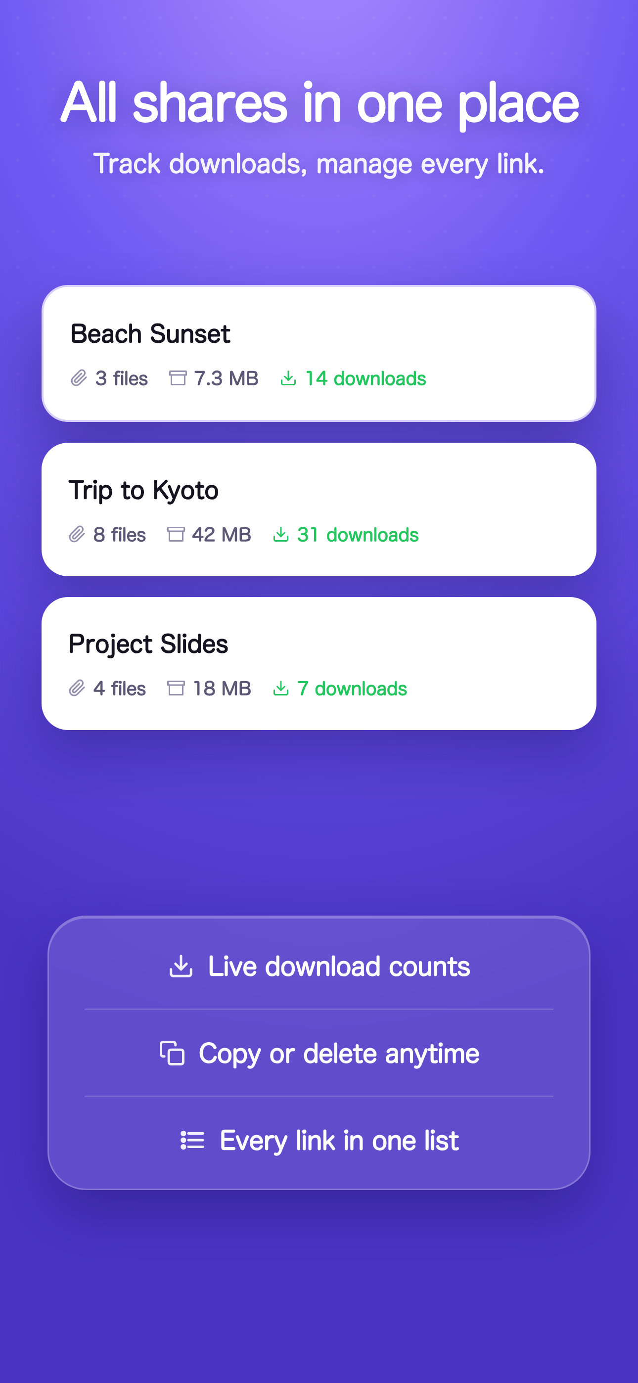 Transfer File Pro-Send Files