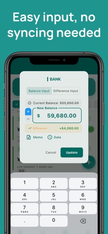 Simple Net Worth Tracker Screenshot 2 of 6