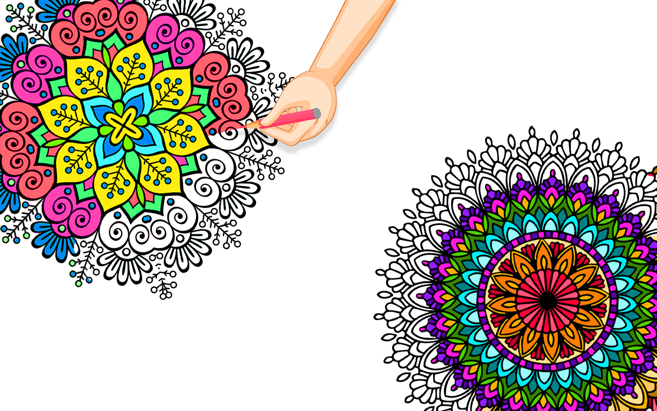 Mandala Color by Number Book