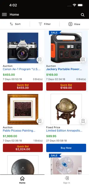 OSSAuctions screenshot 2