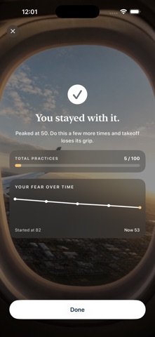Steady: Beat Fear of Flying iPhone screenshot