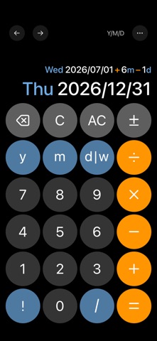 Date Calculator ± Screenshot 1 of 3