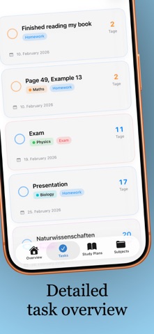 Noted - School Planner iPhone screenshot