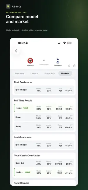 Ressq: Football Analytics screenshot 2