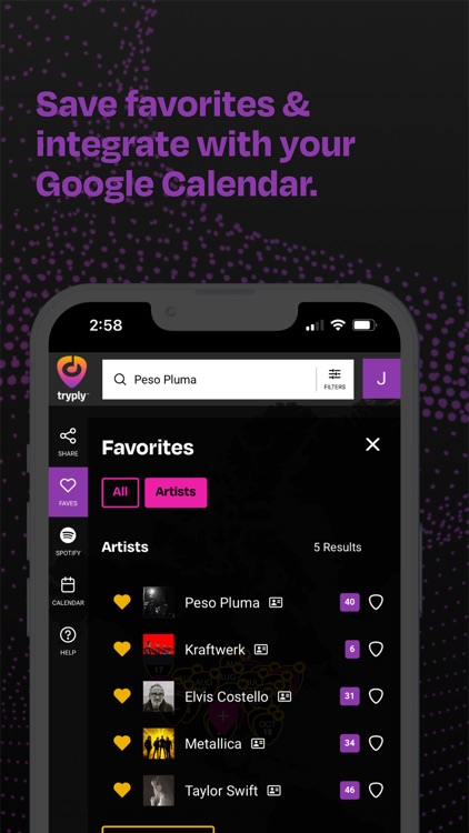 tryply | live music discovery screenshot-4