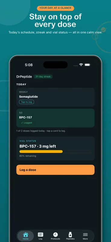 Dr.Peptide: Peptide Tracker screenshot 7 of 7