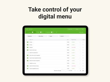 RestoApp Biz iPad screenshot