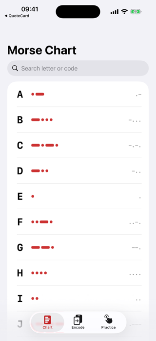 Morse Code: Learn, Encode, Tap Screenshot 1 of 3