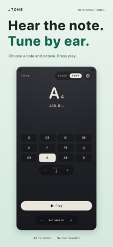 Tone – Chromatic Tuner Screenshot 2 of 3