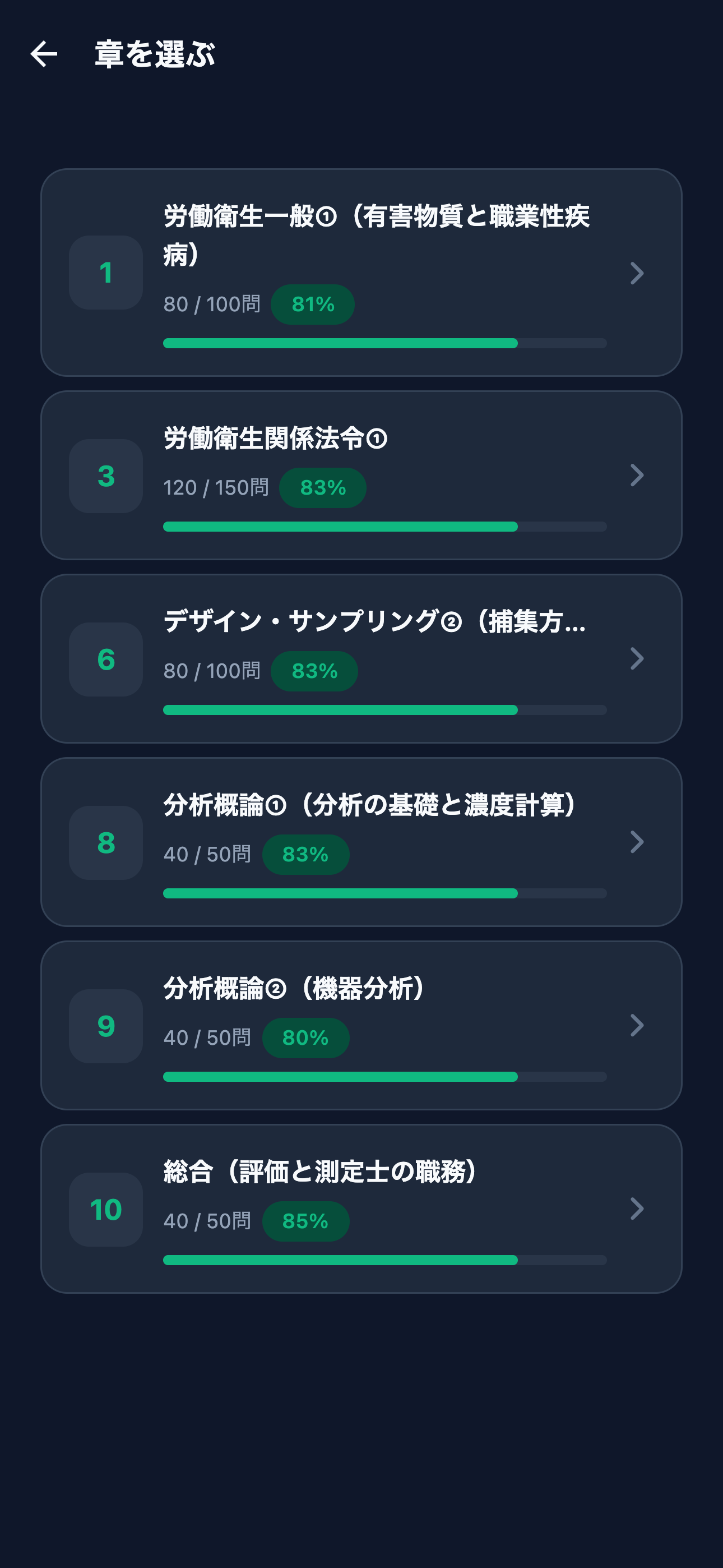 作業環境測定士第2種対策 screenshot 2