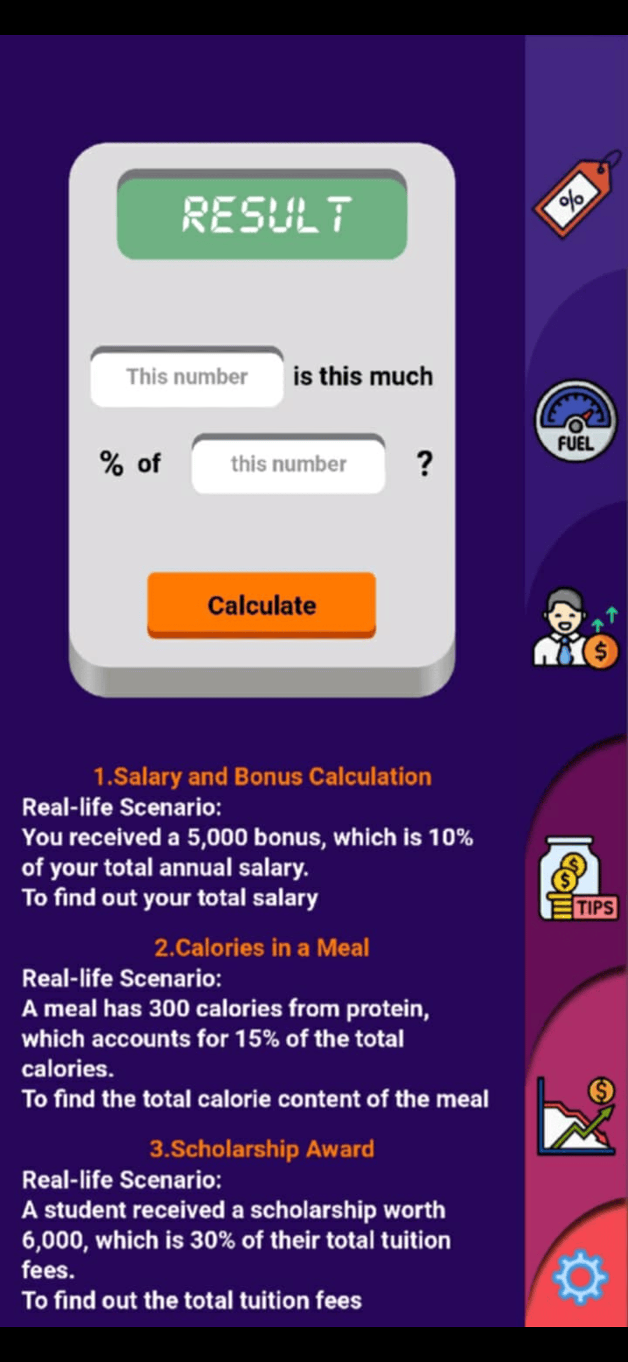 5-in-1 Percentage Calculator screenshot 3
