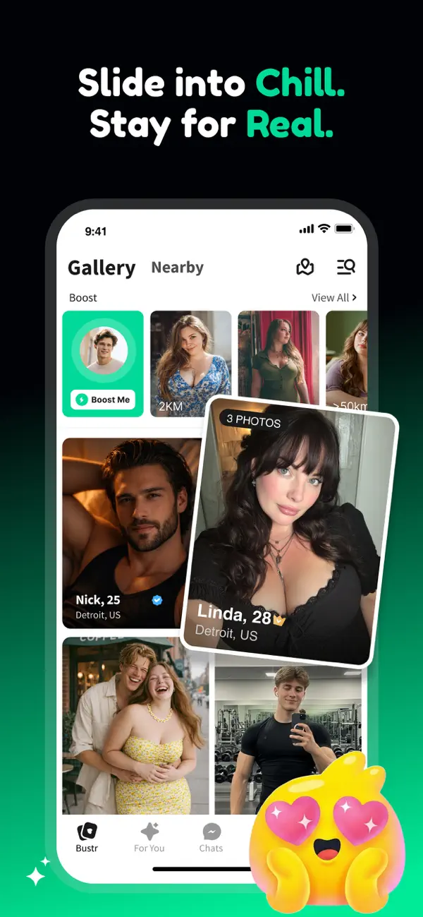 #3. BBW Dating & Curvy Meet: Bustr (iOS) Bởi: GoMatch Limited