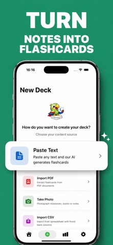 AI Flashcards - Lembra iPhone screenshot