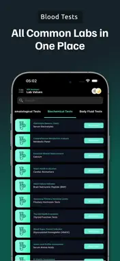 Quick Lab Values Reference screenshot 3