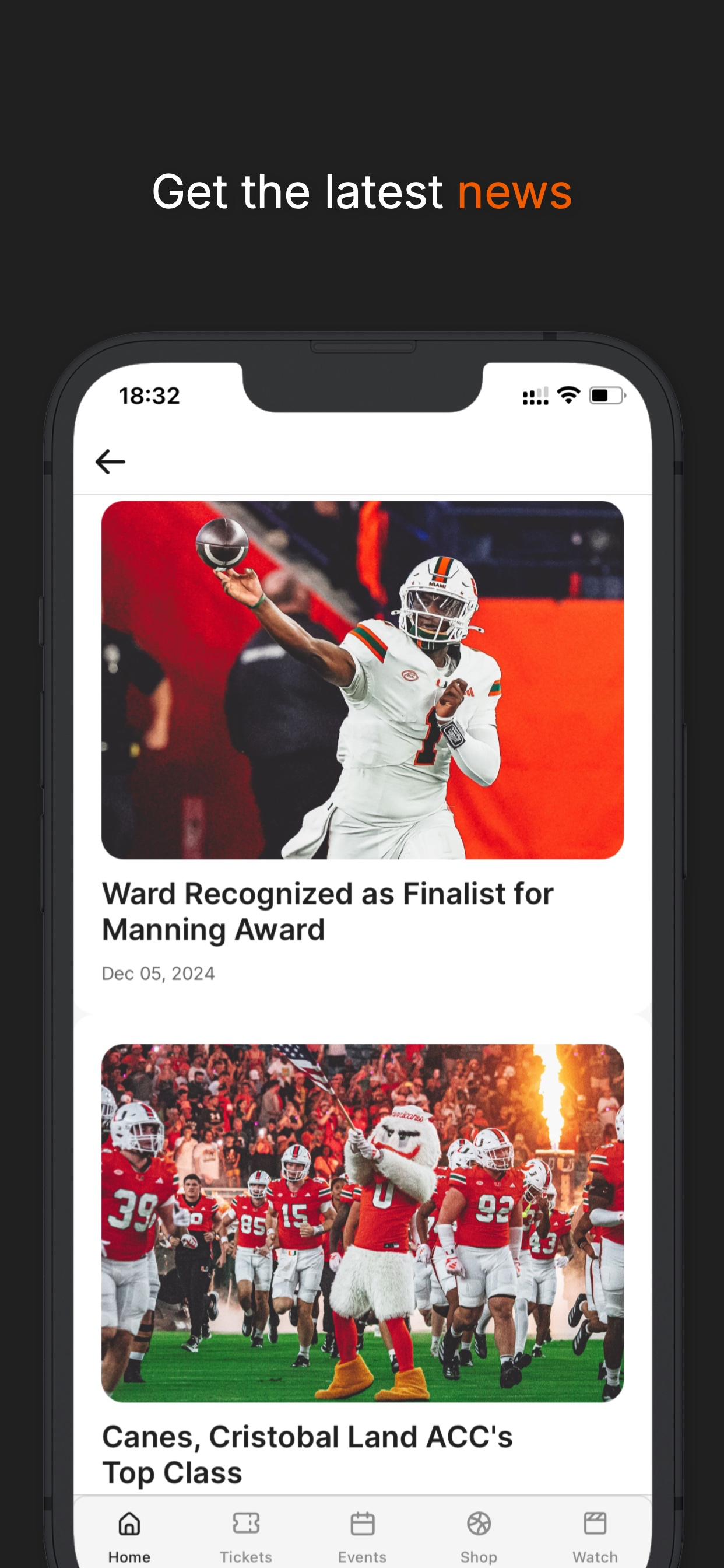 Miami Hurricanes screenshot 4