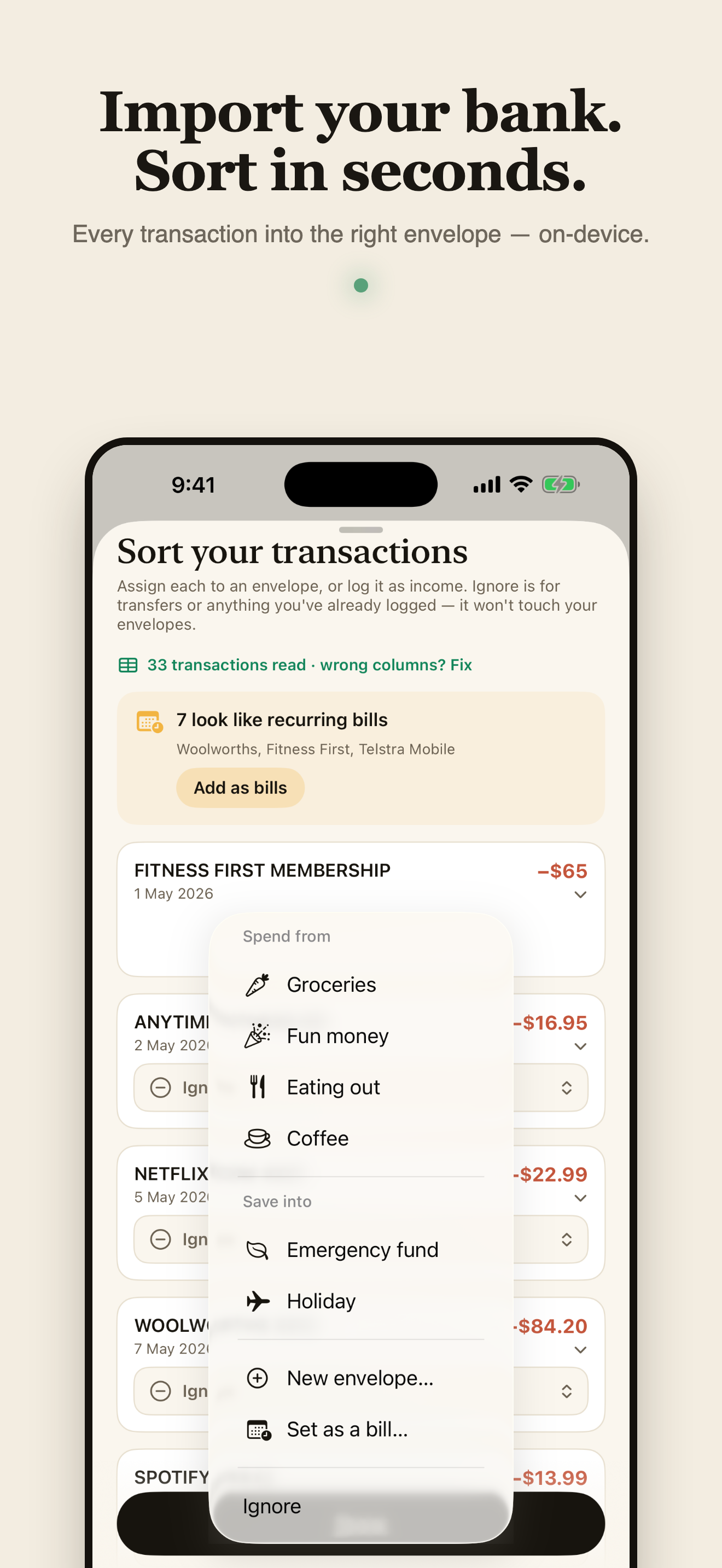 Tuckfly: Cash Stuffing Budget screenshot 4