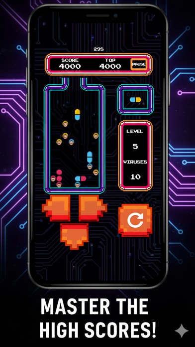 Screenshot #3 pour Mr. Pill: Retro Capsule Puzzle