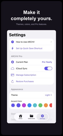 ARCHV iPhone screenshot