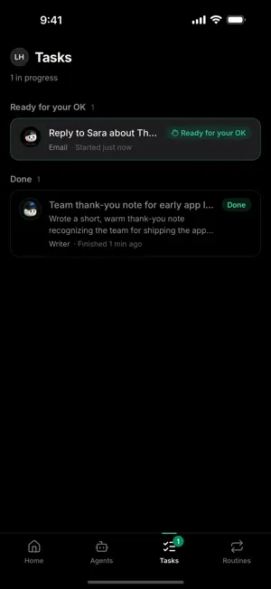 Super Agent — AI Assistant screenshot 2