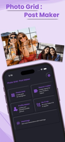 Photo Grid : Post Maker screenshot