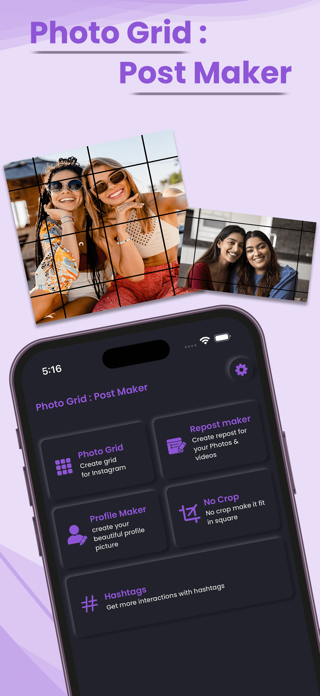 Photo Grid : Post Maker Screenshot 1 of 10