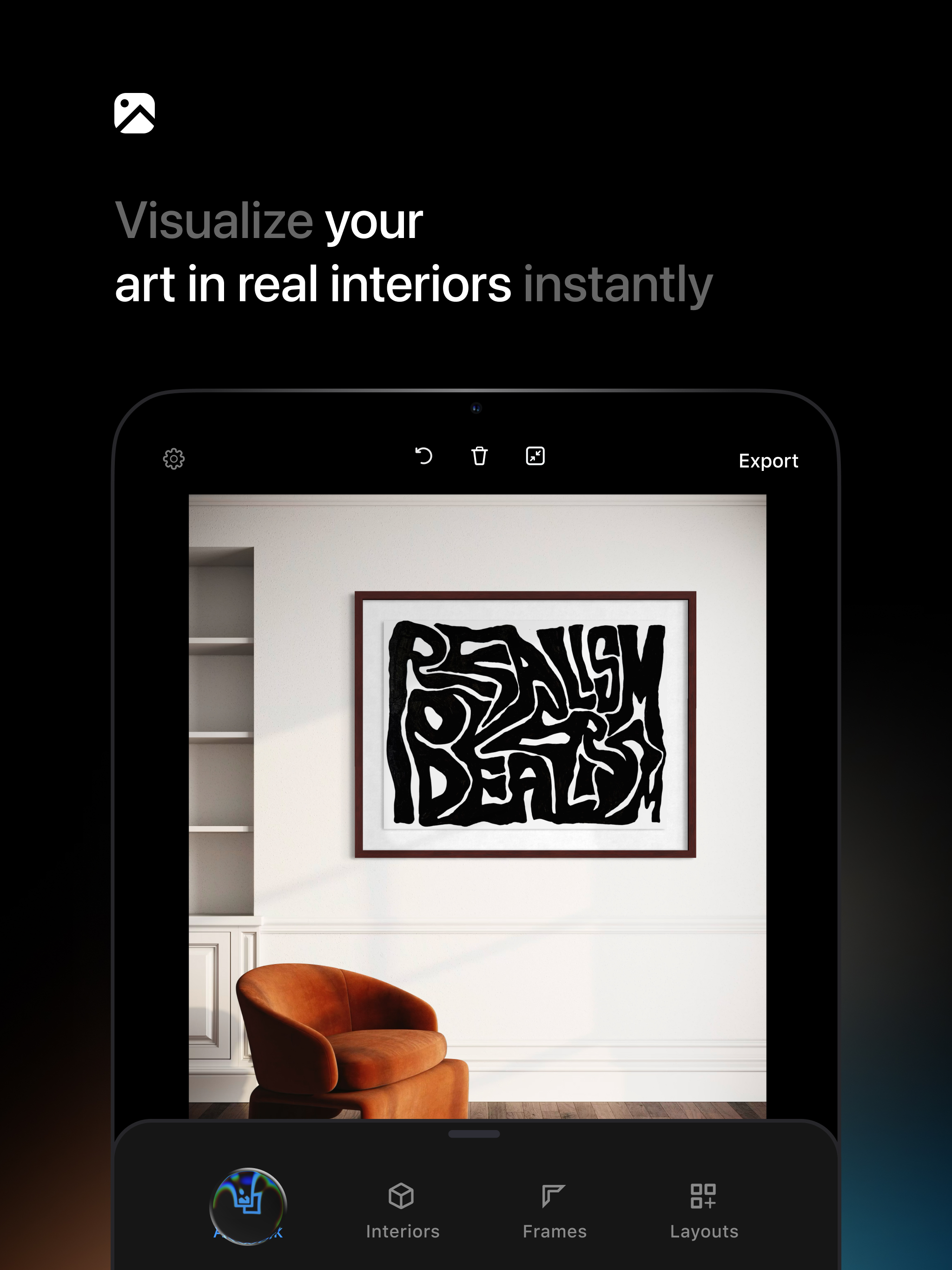 Smartist: Art Preview on Wall