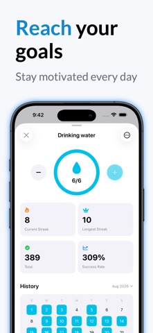 Daily Habit Tracker - Ritunary iPhone screenshot