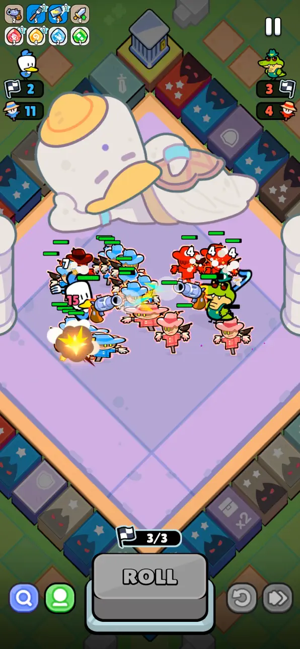 Duck Dice: Casual Board Game iOS Mod IPA screenshot 3 - iOS game interface