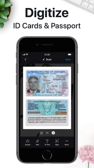 Screenshot von Easy Scan - PDF Scanner auf dem iPhone 4