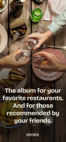 Vimini: Restaurant Tracker Screenshot 1 of 9