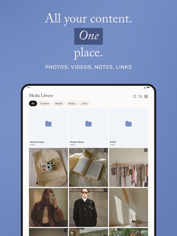 Planoly: Social Media Planner iPad screenshot