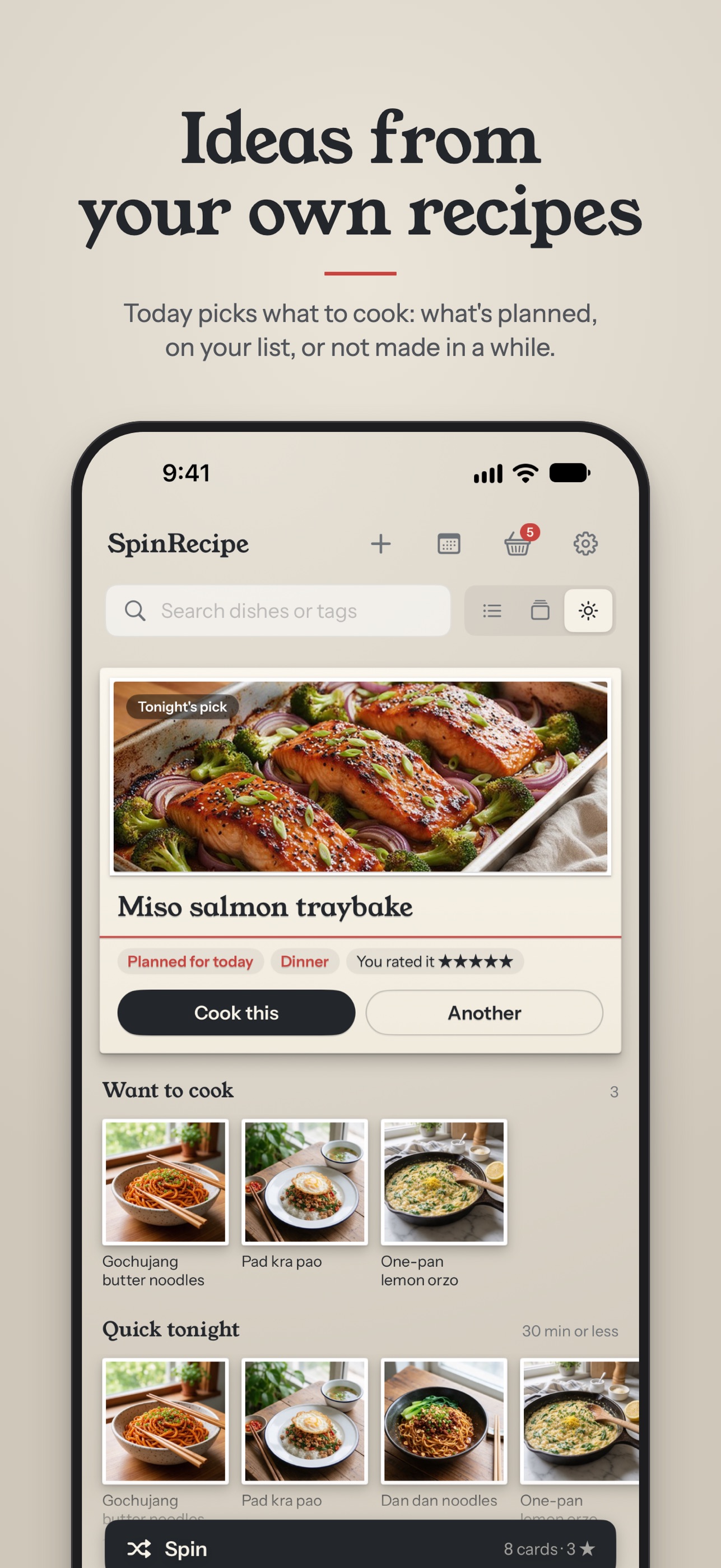 Screenshot 2 of SpinRecipe