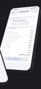 Connection Check screenshot
