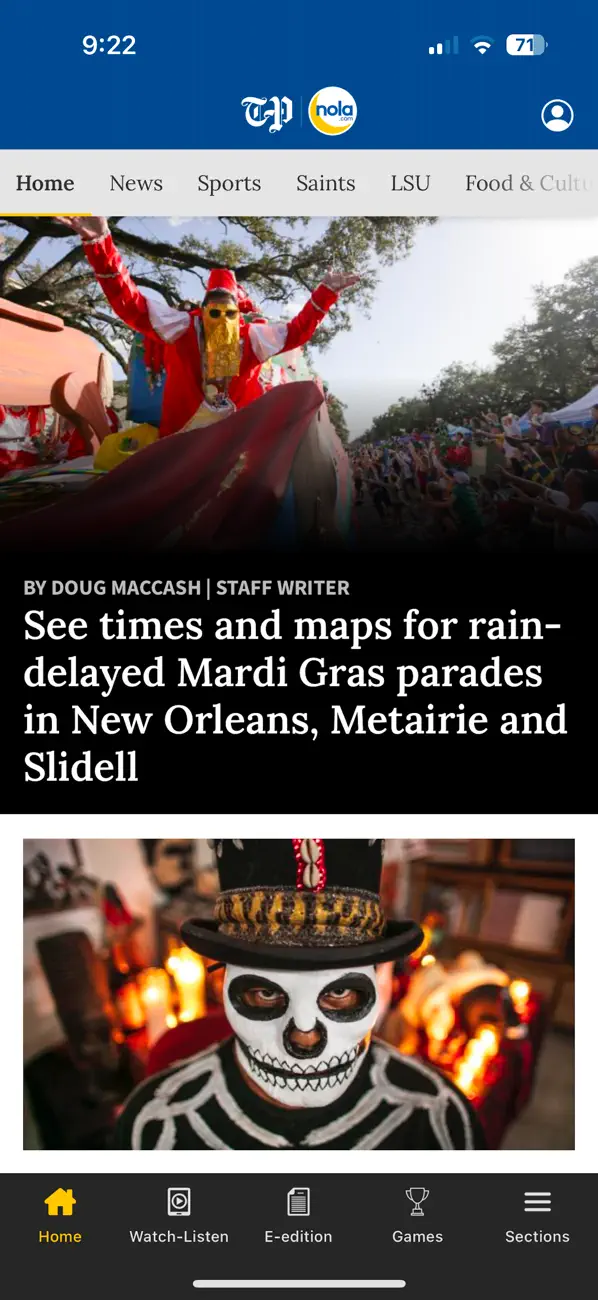 Screenshot #1 pour NOLA.com