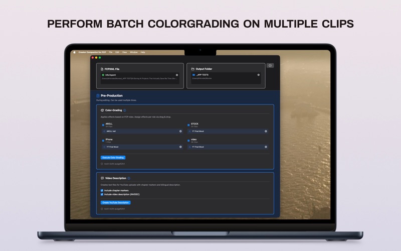 Creator Companion for FCP screenshot