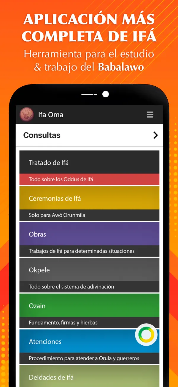 Screenshot #1 pour Ifa Oma: Tratado de Ifá Lucumí