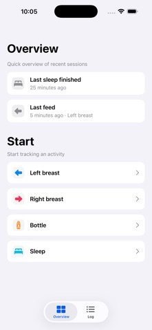 Noah Baby Feed & Sleep screenshot
