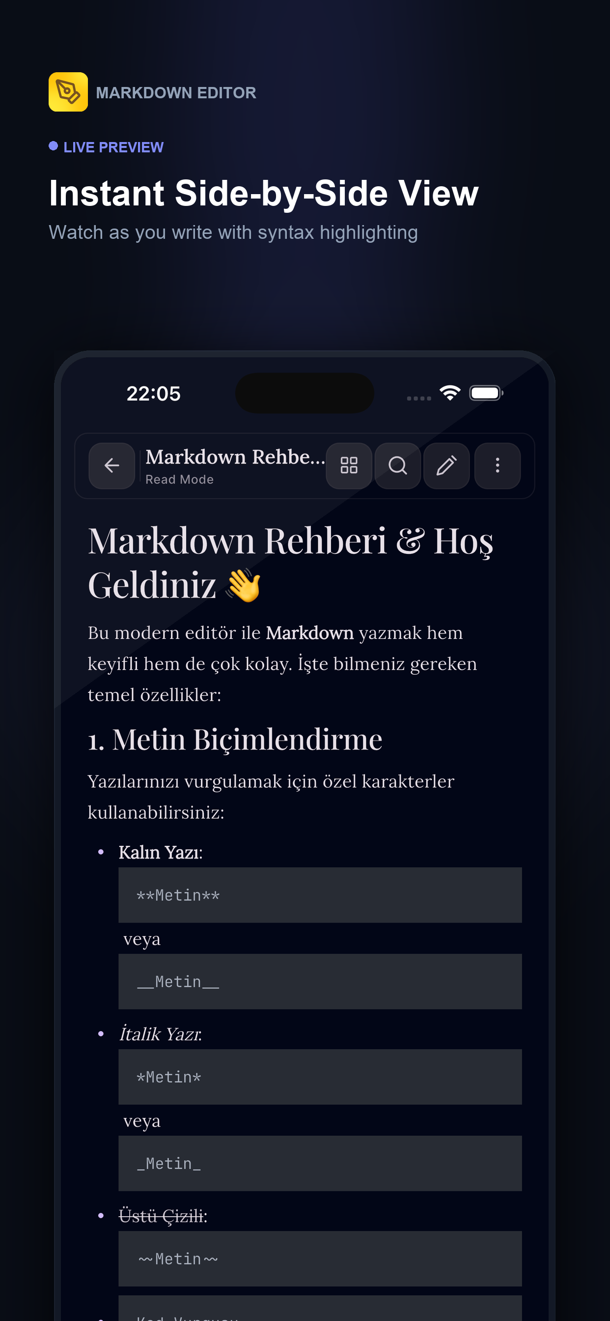 Markdown Editor: Write & PDF screenshot 4