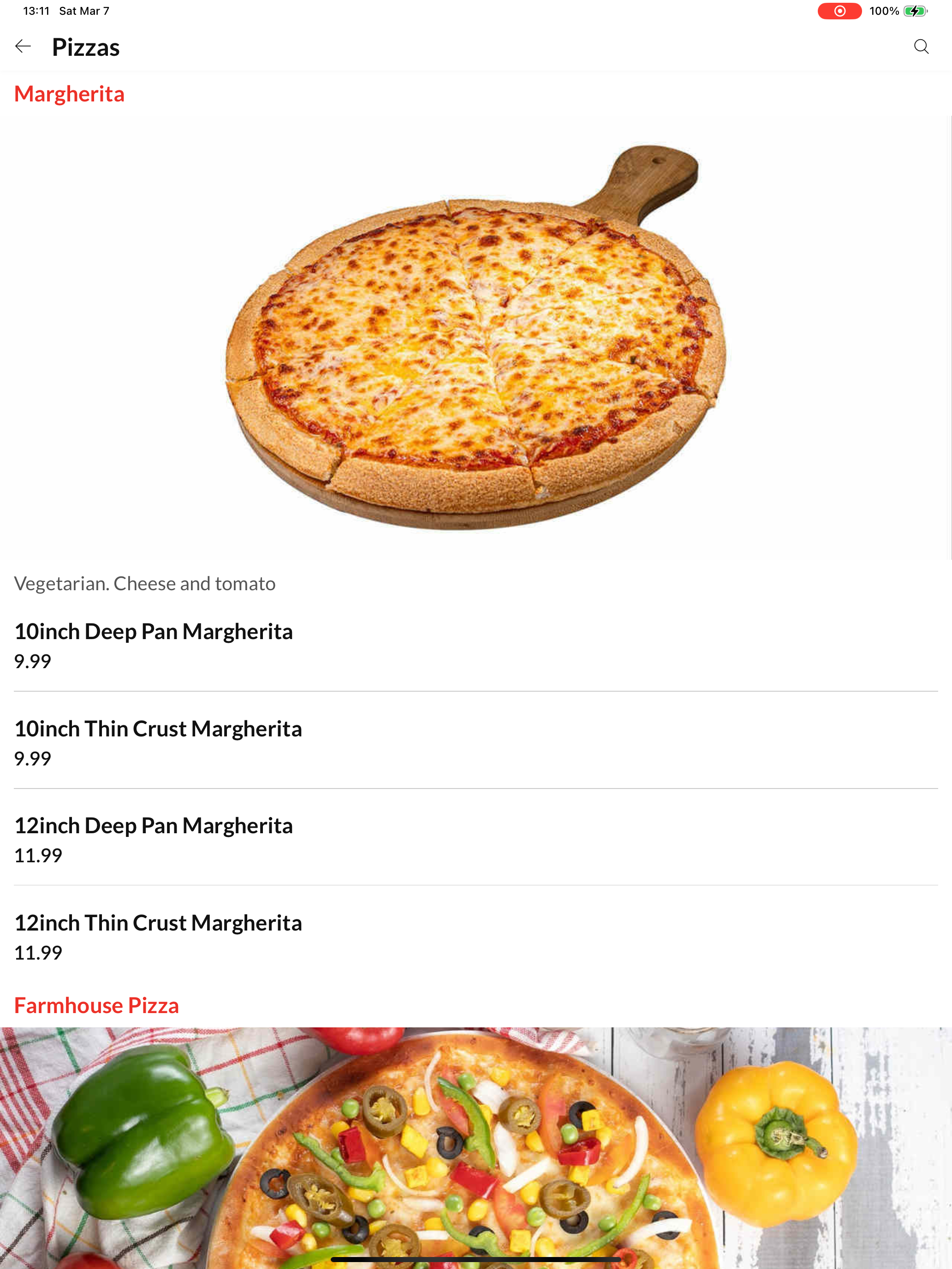 Square Pan Pizza 4 U