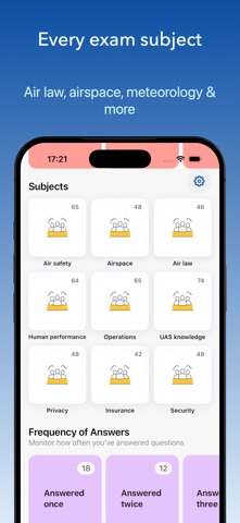 EU Drone Licence Exam A1 A3 A2 iPhone screenshot