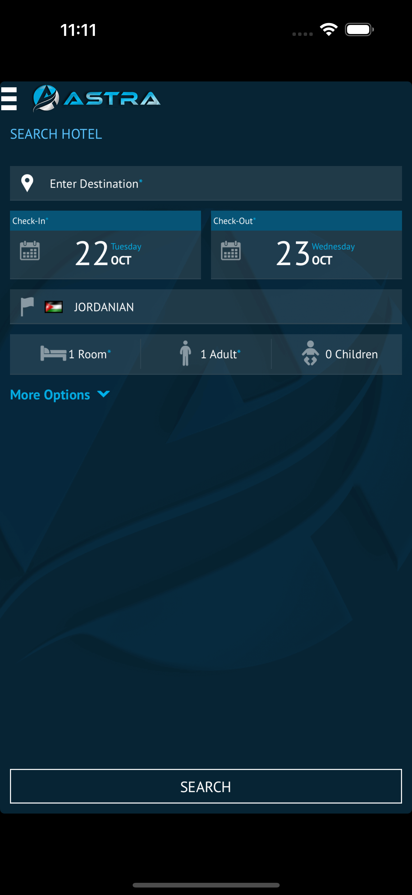 Astra Bookings screenshot 2